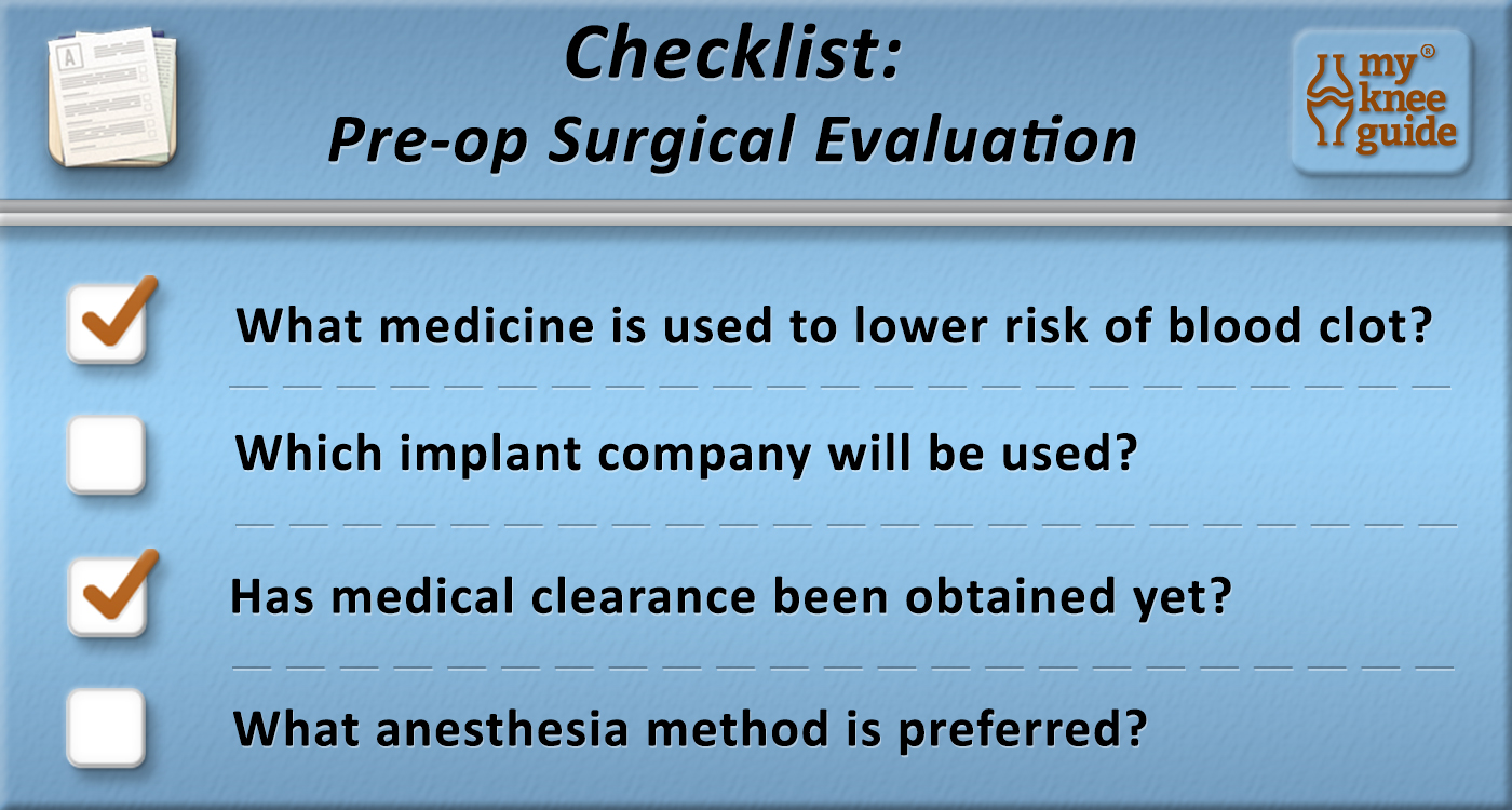 pre op visit questions